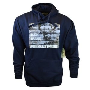 REALTREE Mens Pullover Hoodie Deer Buck Brand